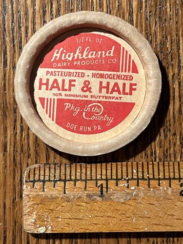 (10) Highland Dairy Products Co. Doe Run, Pa.  milk caps - Picture 9 of 9