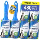  Lint Rollers for Pet Hair Extra Sticky - Lint Remover for Clothes 6 Pack