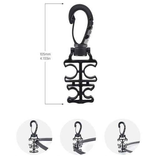 Quick Release Scuba Hose Holder Clip for BCD Regulator For Second Stage - Picture 12 of 30