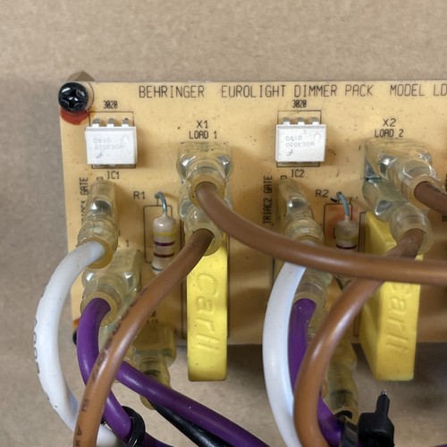 Behinger Eurolight LD6230 Dimmer Pack PCB621020REVE/03 Parts Circuit Board - Picture 9 of 15