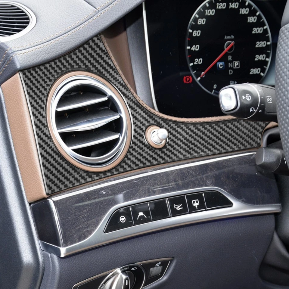 Cubierta de toma de aire de fibra de carbono 3 piezas para Maybach Clase S 16-20 Foto 4 de 4