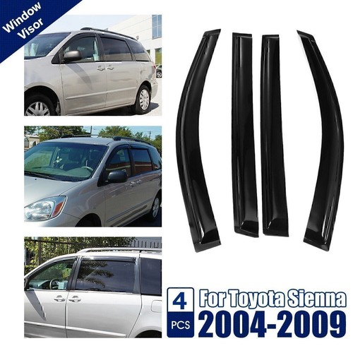 4PCS For 2004-2009 Toyota Sienna Acrylic Window Visor Rain Deflector Guard - Bild 2 von 11