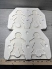 Vintage 1999 Duncan 5” Gingerbread Ornaments 1103 Ceramic Slip Mold