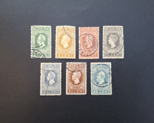 Netherlands 1913 - "Jubilee" - 5 to 25 ct - beautiful used stamps - Picture 1 of 2