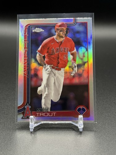 #100 Mike Trout Refractor - 2025 Topps Chrome