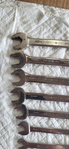 Matco Tools 9pc Metric Combination Wrench Set(6mm-15mm) - Picture 2 of 8