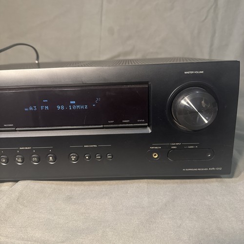 Denon AVR 1312 Receiver Dolby DTS HDMI 3D 5.1 Channel No Remote Tested - Picture 3 of 8