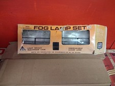 Kmart 82-20-55 Quartz Halogen Fog Lamp Set F-224 Lexan Lens Nos Vtg 1970s Japan
