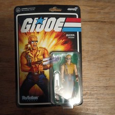 Buzzer Dreadnok G.I. Joe Super 7 Reaction Action Figure New