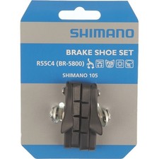 Pastillas de freno Shimano R55C4 BR-5800 L=55mm para cartucho de tren lateral