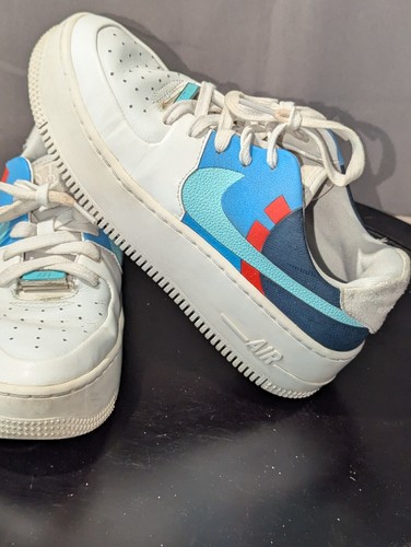 Nike Shoes Women's 5.5 Air Force 1 Sage Low LX Shoes Platinum Tint BV1976-002 - Picture 3 of 9