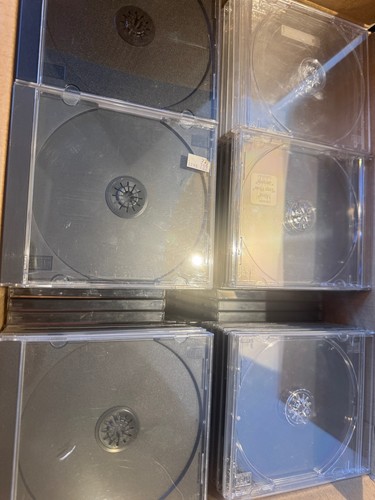 CD JEWEL CASES (LOT OF 129 UNITS) Single Disc Good Acceptable Used Condition - Picture 3 of 14
