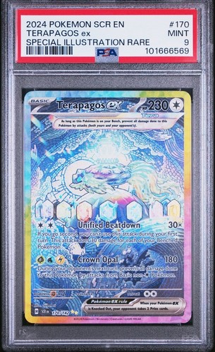 Terapagos ex Special Illustration Rare PSA 9 Pokemon Stellar Crown 170/142 - Bild 1 von 2
