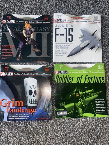 PC Gamer Demo Games Disc Lot Of 26 Various Issues 1998-2000 - Picture 5 of 9
