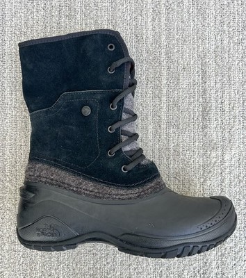 The North Face Women's Shellista II Roll-Down Winter Boot Black Women's Size 7US