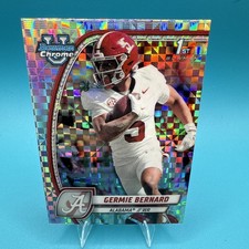 2024 Bowman University Chrome - Germie Bernard #156 X-Fractor (RC)