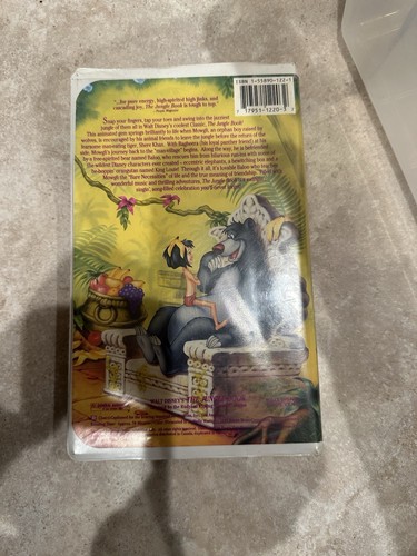 Walt Disney Classic Black Diamond VHS The Jungle Book 💎 Great Condition Rare - Picture 2 of 3