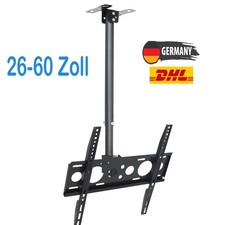26-60" Zoll TV Deckenhalterung LCD LED TV Fernseher Deckenhalter 75kg  Schwarz