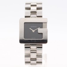 26.5mm Gucci 3600J G Shaped Men's Quartz Wristwatch Swiss Stainless Steel