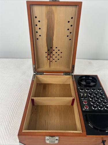 Spirit of St. Louis SOSL S.O.S.L. Cigar Break Phone Humidor & Barometer WORKING - Picture 5 of 14