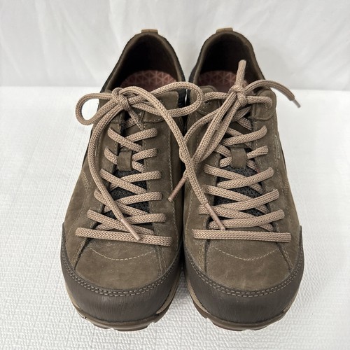 Dansko Paisley Shoes Womens 8 Tan Nubuck Leather Hiking Waterproof Vibram 38 EU - Picture 5 of 9