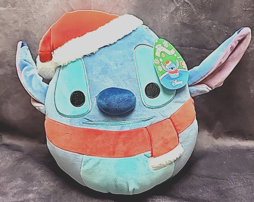 Disney Stitch Original Squishmallow 12 Zoll Weihnachten Sammlerstück Stofftier Plüsch Neu mit Etikett - Bild 1 von 7