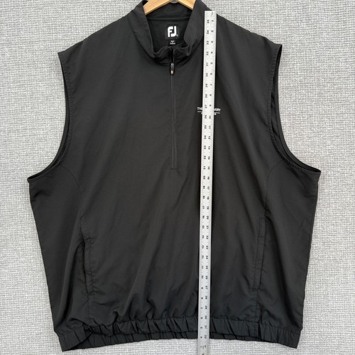 FootJoy FJ Golf Vest Windbreaker The Quarry Golf Club Sz XXL Black - Picture 6 of 13