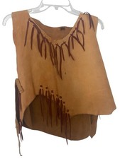 Native American-style War Shirt Adult Size Small/Childs Large Fringe Buckskin