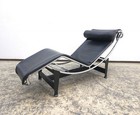 Cassina lc4 Lederliege Designersessel Chaise Perriand Le Corbusier Schwarz 