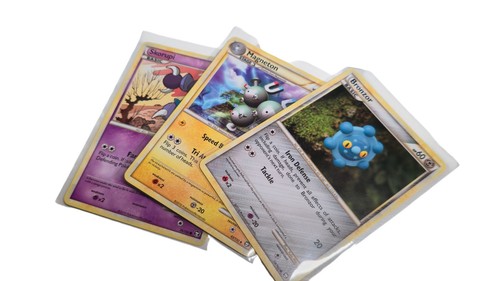 Pokemon TCG Cards/Stickers (Mixed Lot) ×7 Stickers ×34 Cards Vintage-2009 ×1holo - Picture 8 of 10