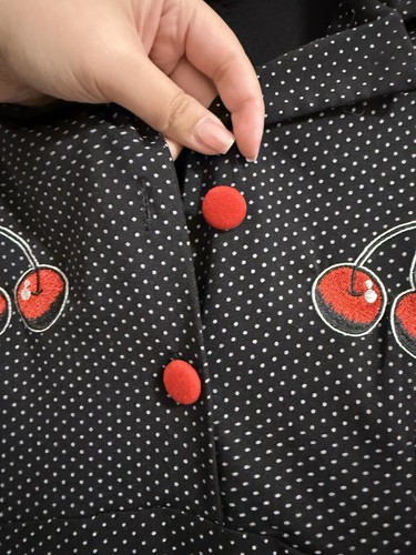 Sourpuss Mini Cherry Dress Size XL - Picture 3 of 4