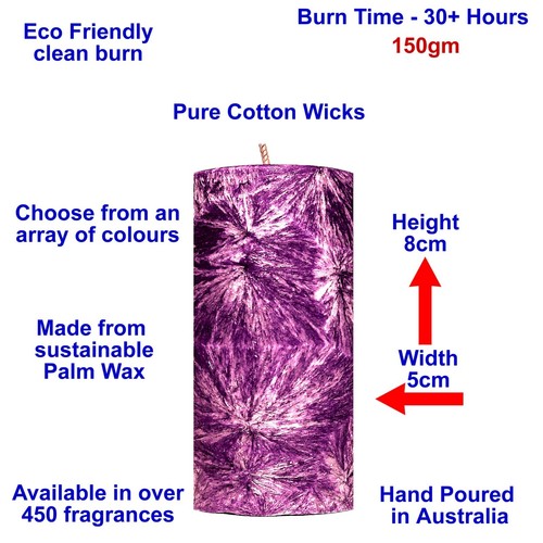 Patchouli & Lavender Scented Pillar Candle Choose Colour/Size Hand Crafted - Picture 11 of 26