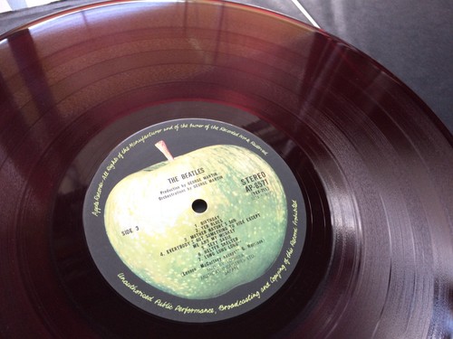 The Beatles "WHITE ALBUM" w/OBI, SONG LIST JAPAN APPLE STEREO RED WAX AP-8570~71 - Imagen 12 de 24