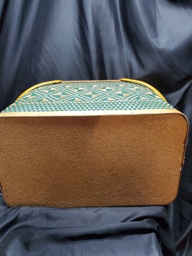 Cesta de picnic hecha a mano de mimbre y madera de colección ojo de halcón Burlington tejida hecha en EE. UU. - Imagen 12 de 24