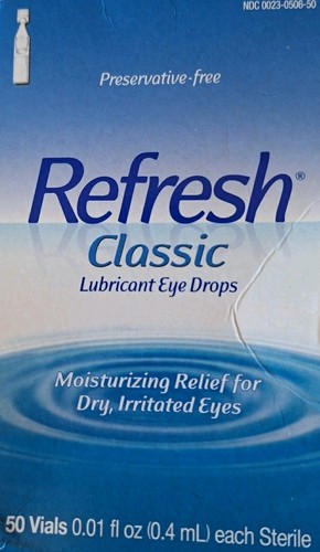 refresh classic Gleitmittel Augentropfen 50 sterile Fläschchen