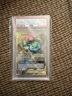 2019 Pokémon TCG Venusaur & Snivy GX SM229 Holo Black Star Promo PSA 9