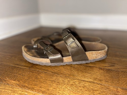 Birkenstock Women’s {Brown Mayari Sandal} Size 36 (5) - Picture 2 of 6