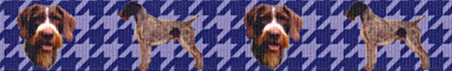 Country Brook Design® 7/8 Inch German Wirehaired Pointer Grosgrain Ribbon,10 Yds - Picture 1 of 1