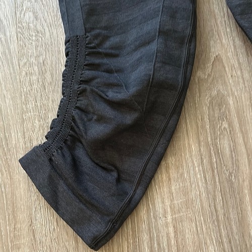 Lululemon In The Flow Crop *StripeBlack Size 4 - Bild 3 von 8