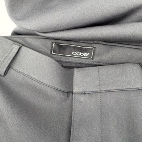 Pantalones de vestir Oobe para hombre talla 38x32 negros calce moderno pantalones elásticos - Imagen 4 de 8