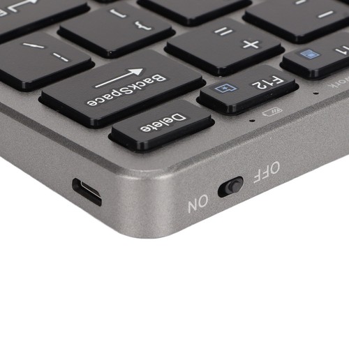Tastatur-Maus-Kombination 2 4 GHz Kabellos Wiederaufladbarer Akku Einst KUI - Bild 17 von 24