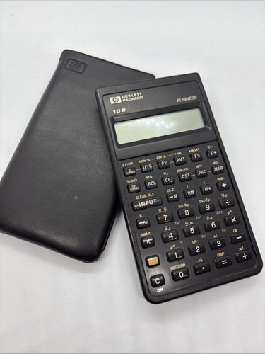 Hewlett Packard HP 10b business calculator with Case - Picture 2 of 5