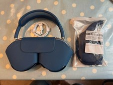 Apple AirPod Max Lightning Headphones Blue A2096 30 Day Warranty 100% Genuine