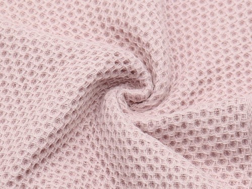 Paquete de 6 paños de cocina de algodón tejido gofre suave absorbente rosa - Imagen 5 de 7