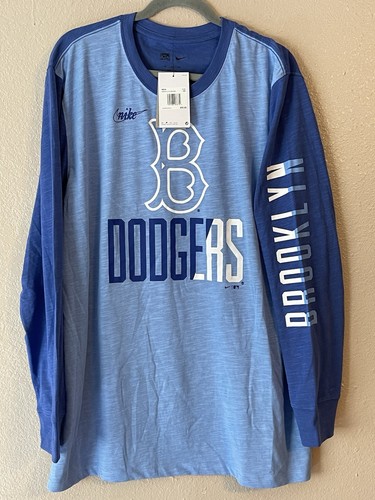 Herren 2XL Neu mit Etikett Los Angeles Dodgers Cooperstown Collection Langarm Hemd Blau - Bild 1 von 7