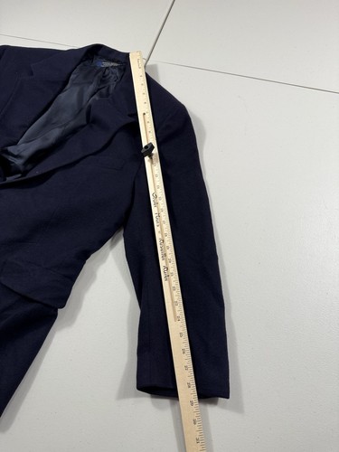 VTG Brooks Brothers Jacket Mens 40 Short Cashmere Gold Navy Coat Ultra Soft USA - Picture 18 of 19