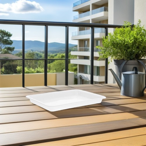 4 Pcs Plastic Flowerpot Tray Planter Trays for Outdoor Plants Drip - Bild 12 von 12