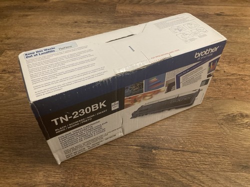 Original Brother TN-230BK TN230BK Black Toner Cartridge Genuine - Picture 1 of 8