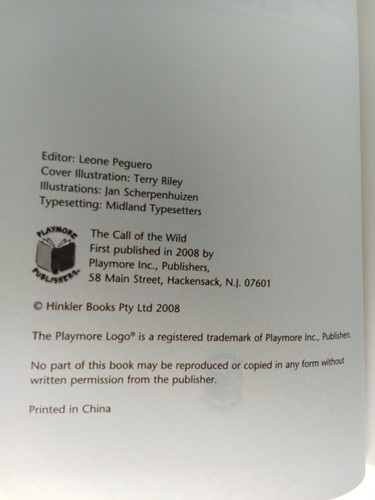 The Call Of The Wild HARDCOVER Book Novel Jack London Classic Junior Reading - Picture 5 of 6