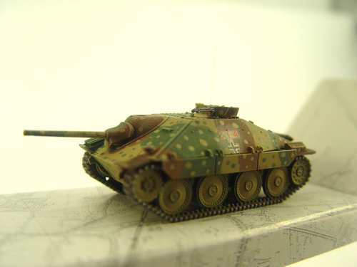 Deutscher  Panzer Hetzer  38t  - Artitec HO Fertigmodell 1:87 -  6870632   #E - Picture 1 of 5